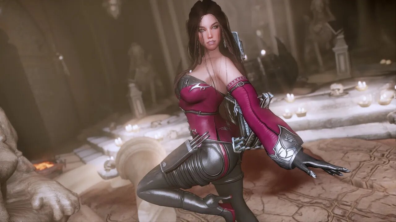 Skyrim DX Witch Hunter BHUNP Conversion Bodyslides SE