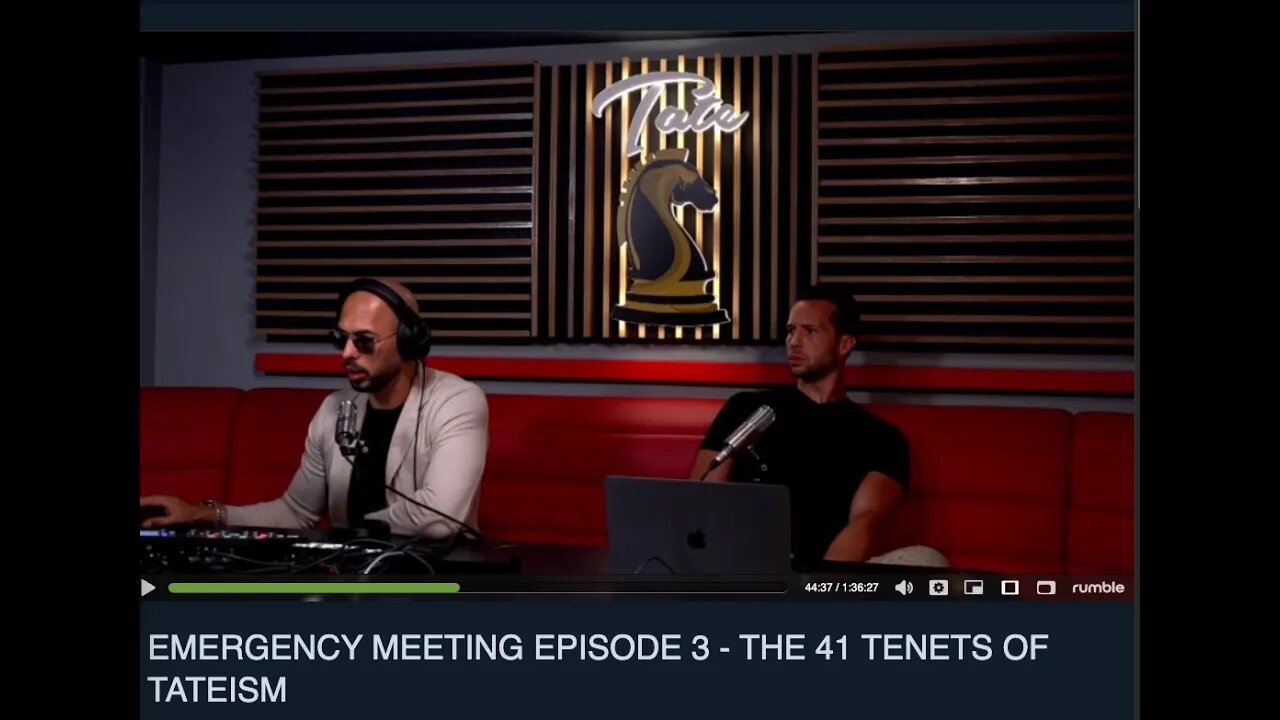 andrew tate Ep. 3 the 41 tenets of Tatesim reaction |Russel Brand & max blumenthal interviw