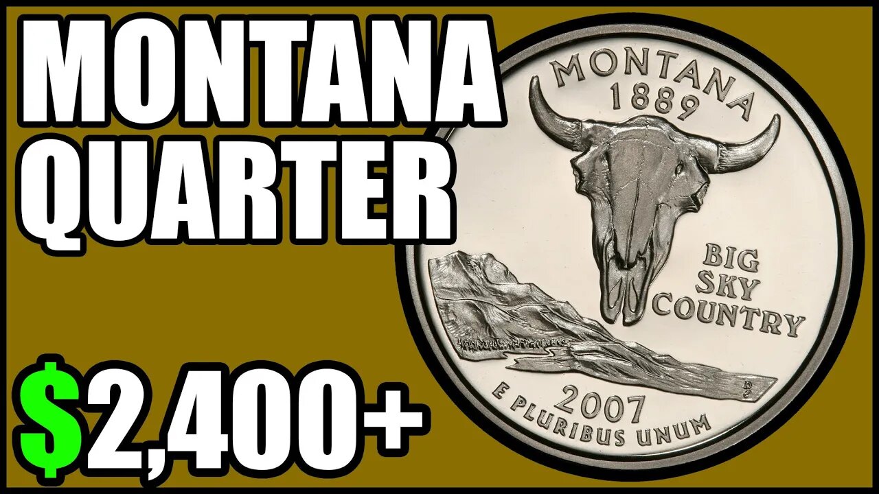 2007 Montana Quarters Worth Money - How Much Is It Worth and Why, Errors, Varieties, and History