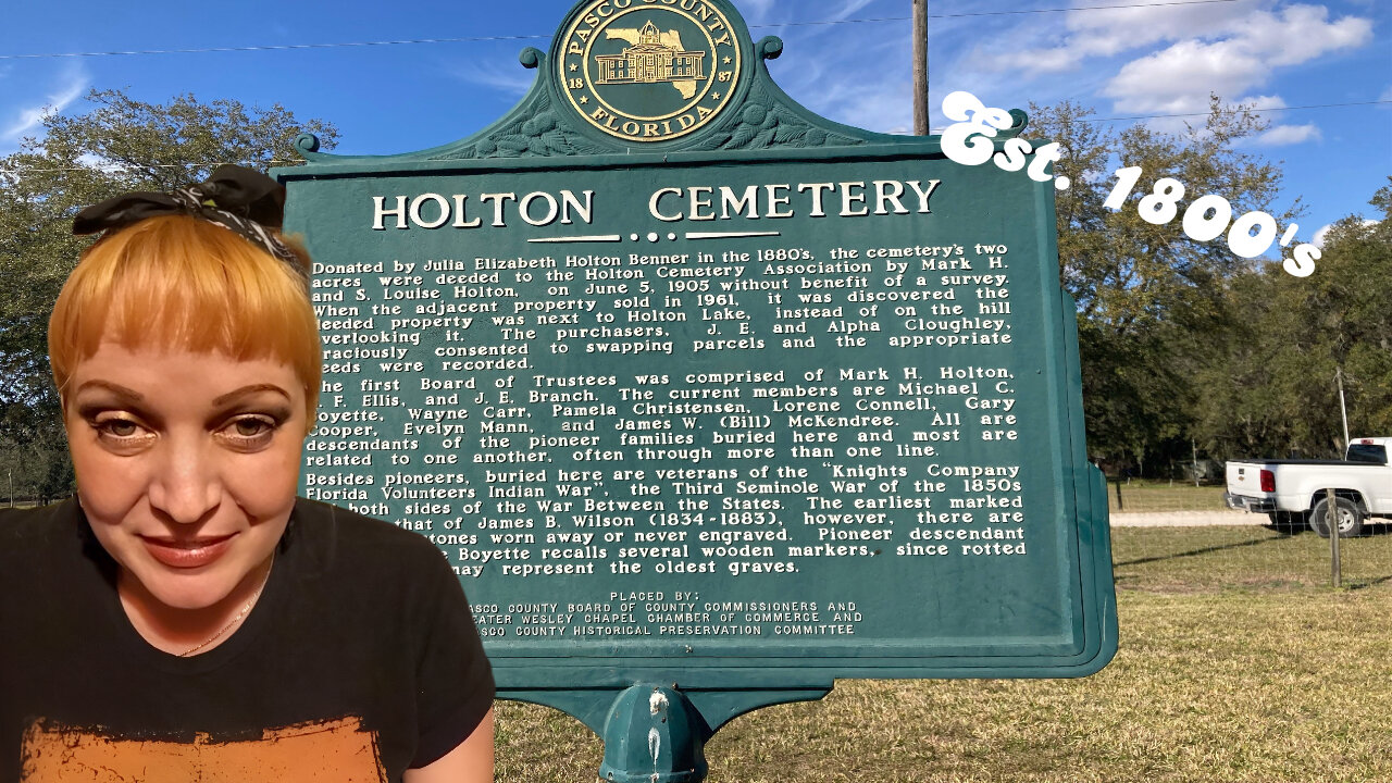 Holton Cemetery, Wesley Chapel FL. This is Cal O'Ween!