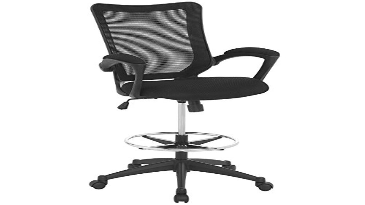 Modway Project Drafting Chair Black Review