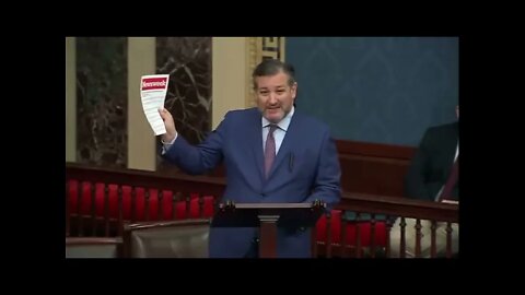 Cruz on the Senate Floor: Today's Democrat Party Supports Sending COVID-19 Checks to Illegal Aliens