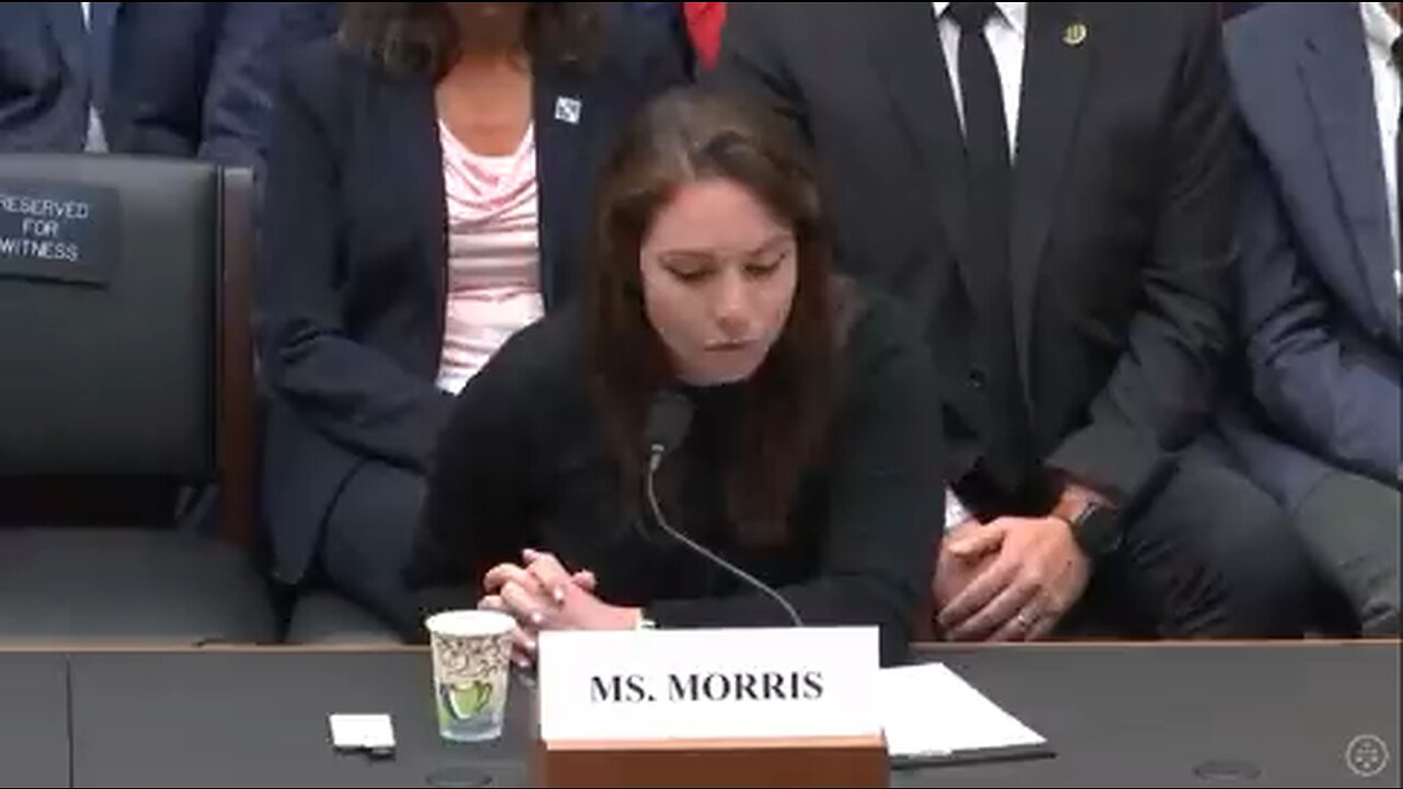 Emma Jo Morris testifies at House Hearing on censorship of LAPTOP FROM HELL Reporting.