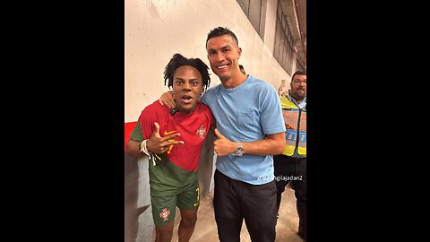 IShowSpeed meets ronaldo