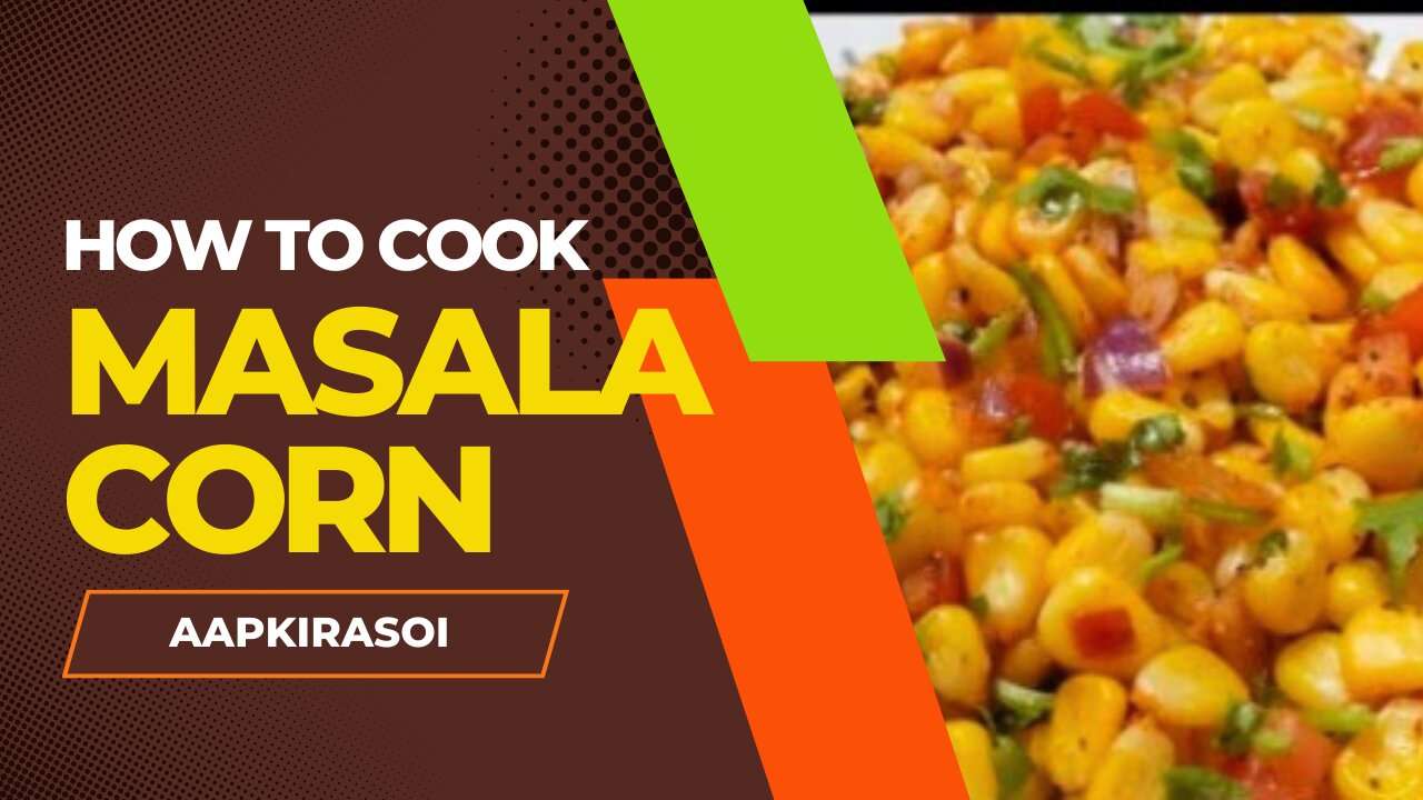 Masala Corn Sweet Corn Chaat Sweet Corn Recipe | Veg Feast