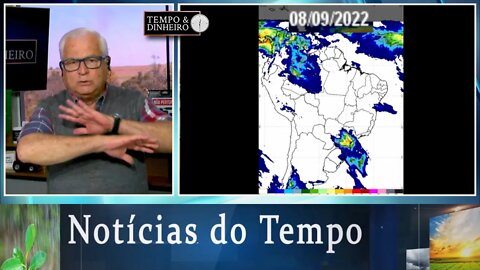 Previsão do tempo indica ventos fortes e geadas isoladas. Chuva no litoral e região Norte