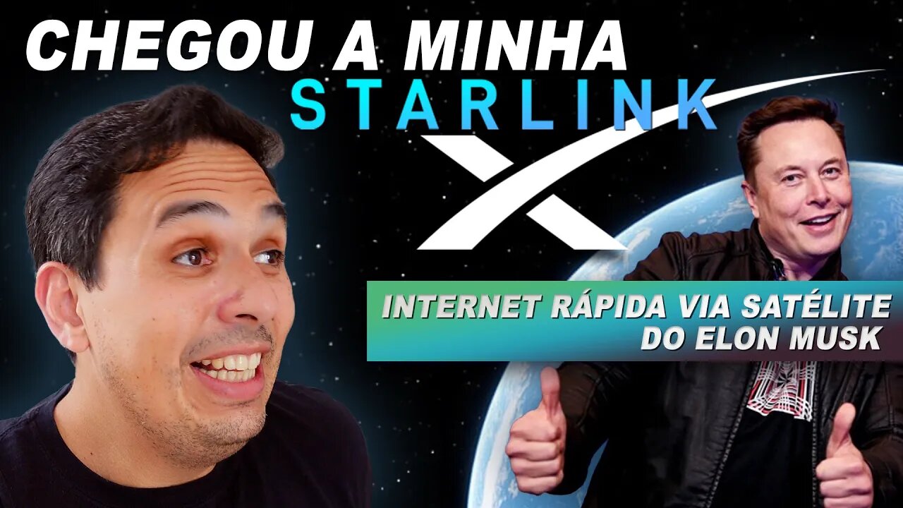 Chegou a minha Starlink! Internet rápida via Satélite do Elon Musk