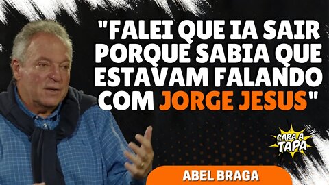 ABEL BRAGA SOUBE DA NEGOCIAÇÃO DO FLAMENGO COM JORGE JESUS E PEDIU DEMISSÃO