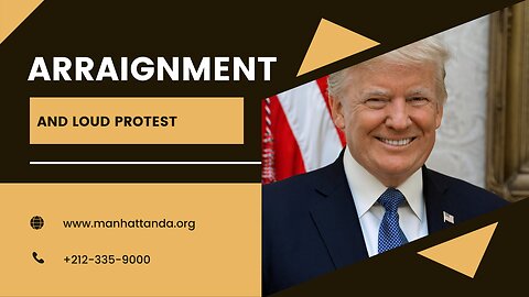 Trump arraigned to loud protests
