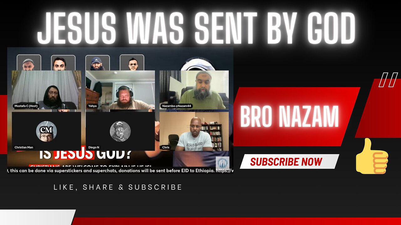 Bro Nazam-every nation had a messenger and jesus came for the Jews.