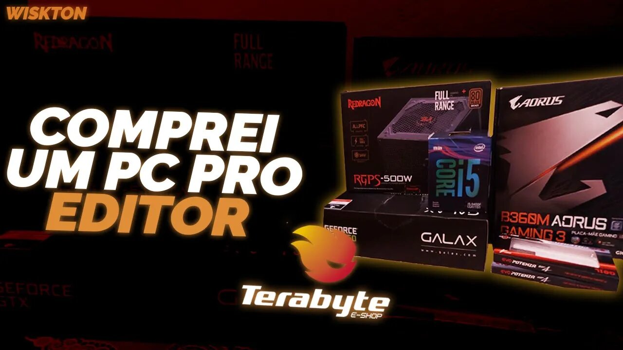 COMPREI UM PC DE 4 MIL REAIS PRO MEU EDITOR NA TERABYTE
