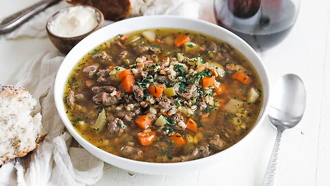 Traditional Beef and Barley Soup Recipe