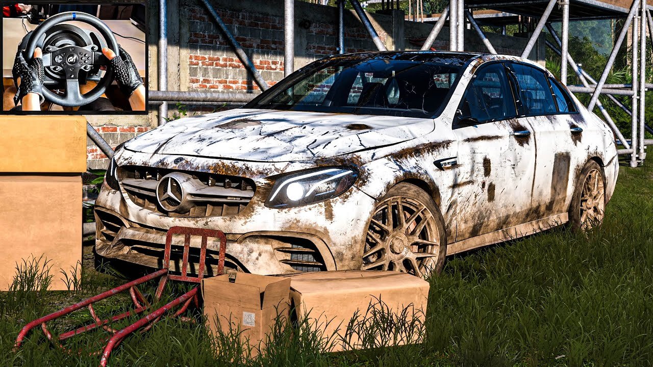 Rebuilding a Mercedes-AMG E 63 S - Forza Horizon 5 Thrustmaster T300 RS Gameplay