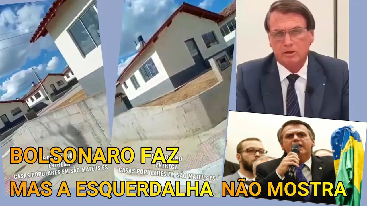 INACREDITÁVEL !! BOLSONARO FAZ E A ESQUERDALHA NÃO MOSTRAR.