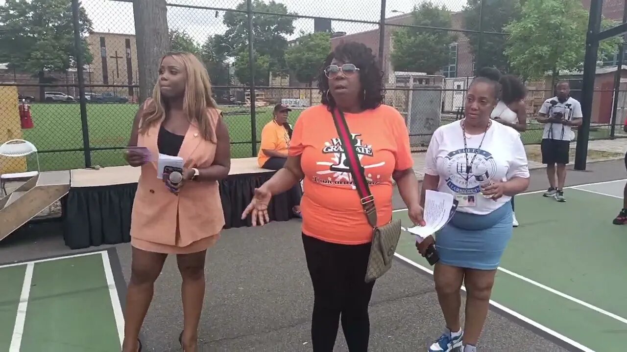 The Anti-Gun Violence Youth Rally Safe Summer and Safe Street 2023 Nostrand Playground 7/7/23