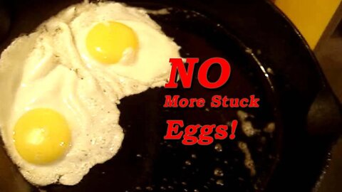 No More Stuck Fried Eggs! 2 Things you need to Do.