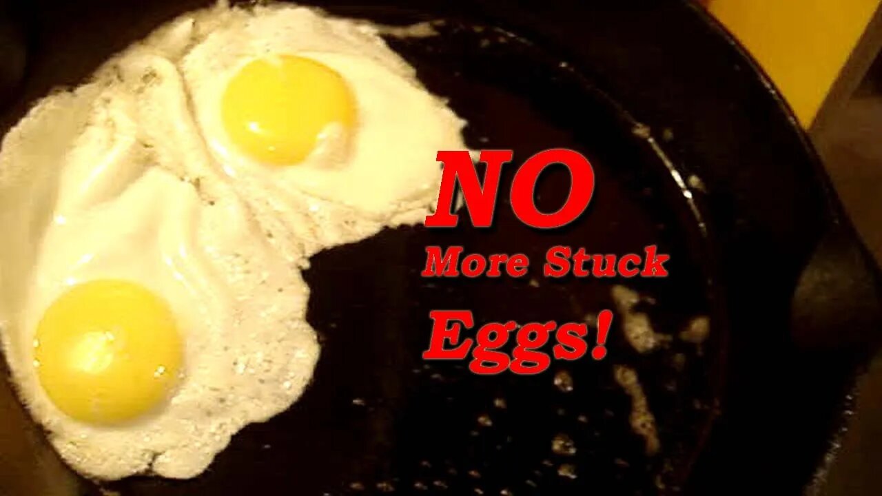 No More Stuck Fried Eggs! 2 Things you need to Do.