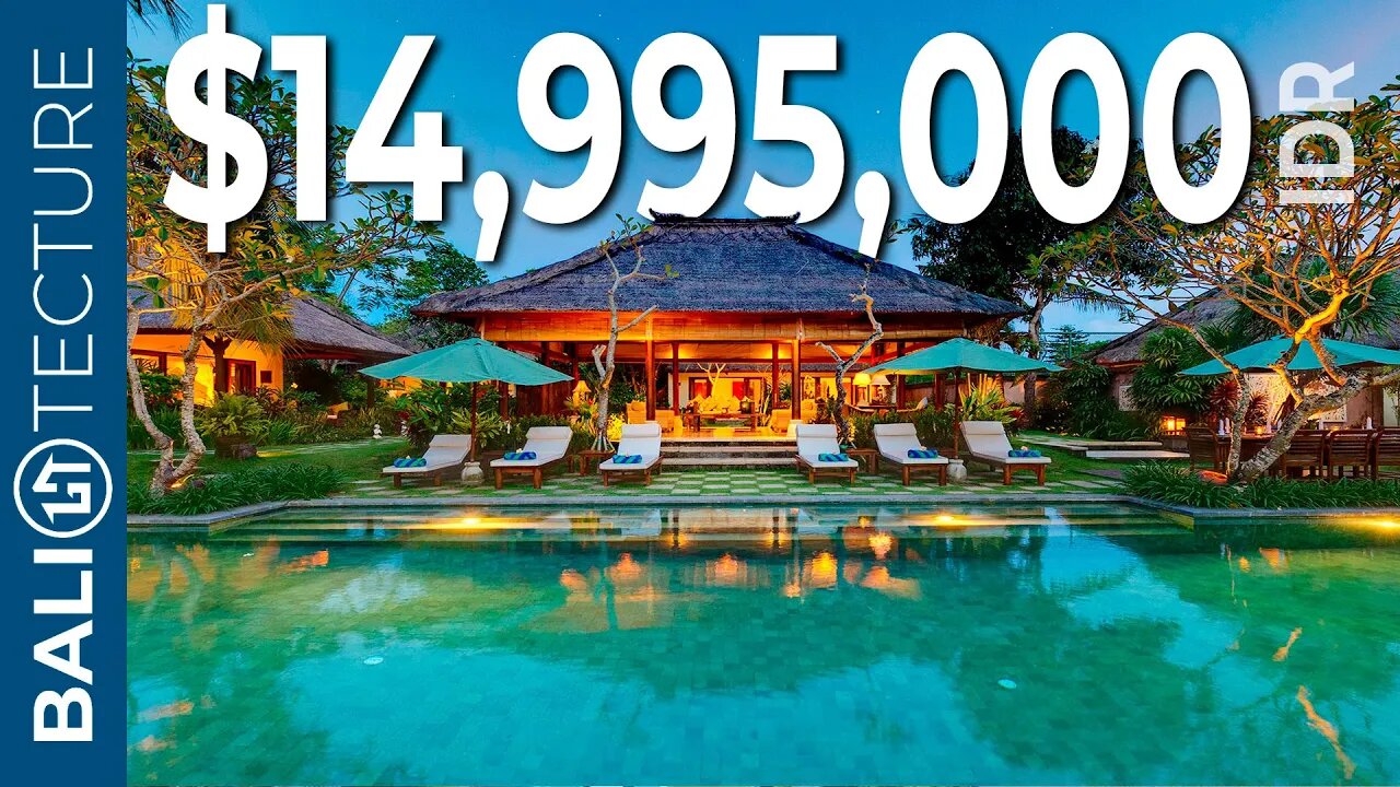 INSIDE a $14,995,000 idr TRADITIONAL MANSION in BALI INDONESIA | Luxury Real Estate