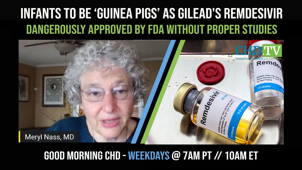 Infants To Be ‘Guinea Pigs’ As Remdesivir Dangerously Approved By FDA Without Proper Studies