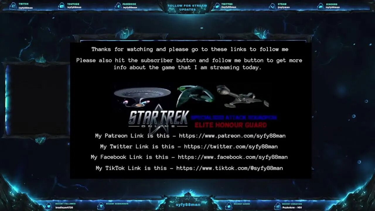 syfy88man Game Channel - STO - Join the Feast, or Be the Feast Replays