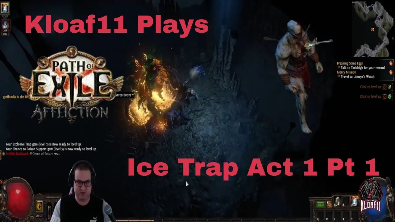 Kloaf11 walkthough Path of Exile Affliction League: Act 1 Part 1