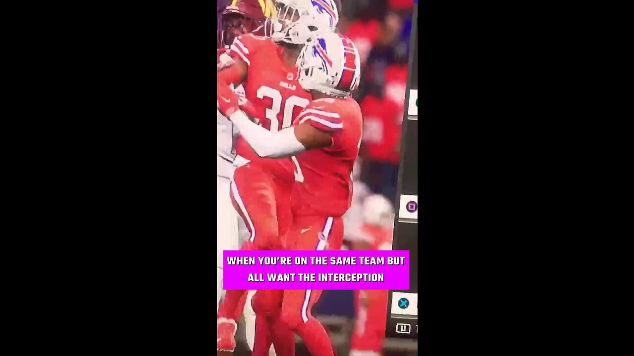 When You’re On The Same Team But All Want The Interception