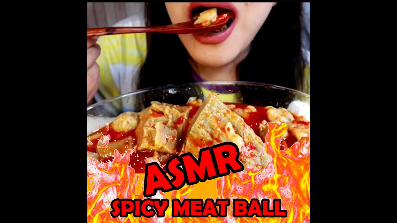 ASMR Spicy Meat Ball