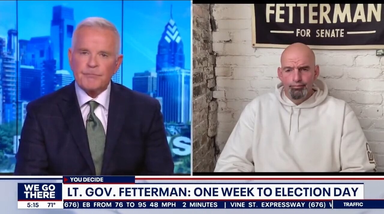 Anchor to Fetterman: Why Not Drop Out And Heal Yourself?