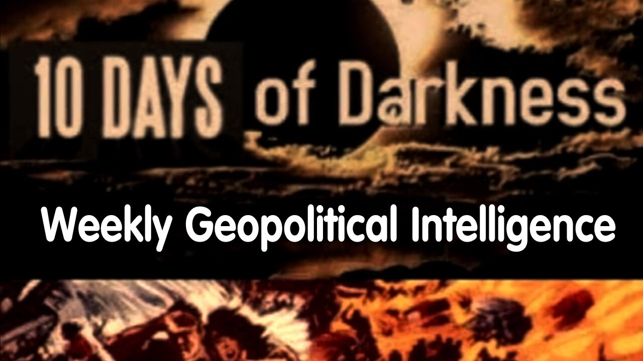 The Weekly Geopolitical Intelligence