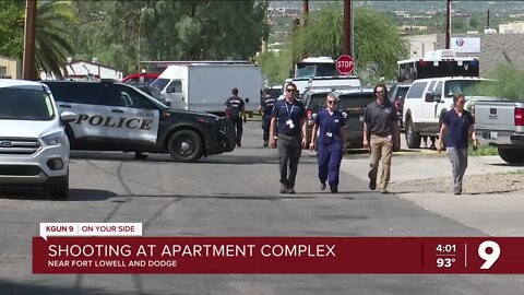 About 100 officers respond to shooting at Lind Commons Apartments