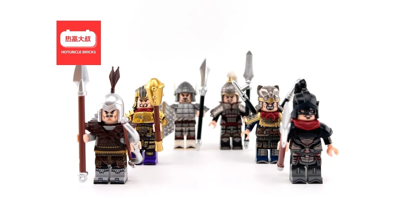 Three Kingdoms LEGO Minifigure Assembly Collection Speed Build #toys #bricks #minifigures