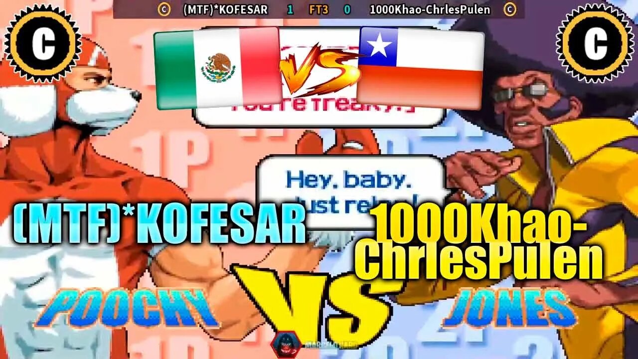 Power Instinct Matrimelee ((MTF)*KOFESAR Vs. 1000Khao-ChrlesPulen) [Mexico Vs. Chile]