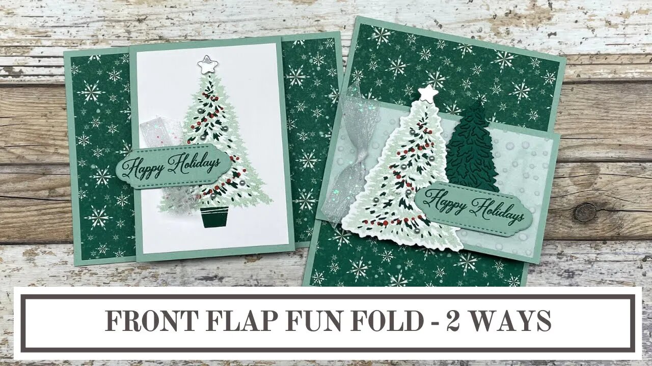 Easy Front Flap Fun Fold Card | 2 Ways