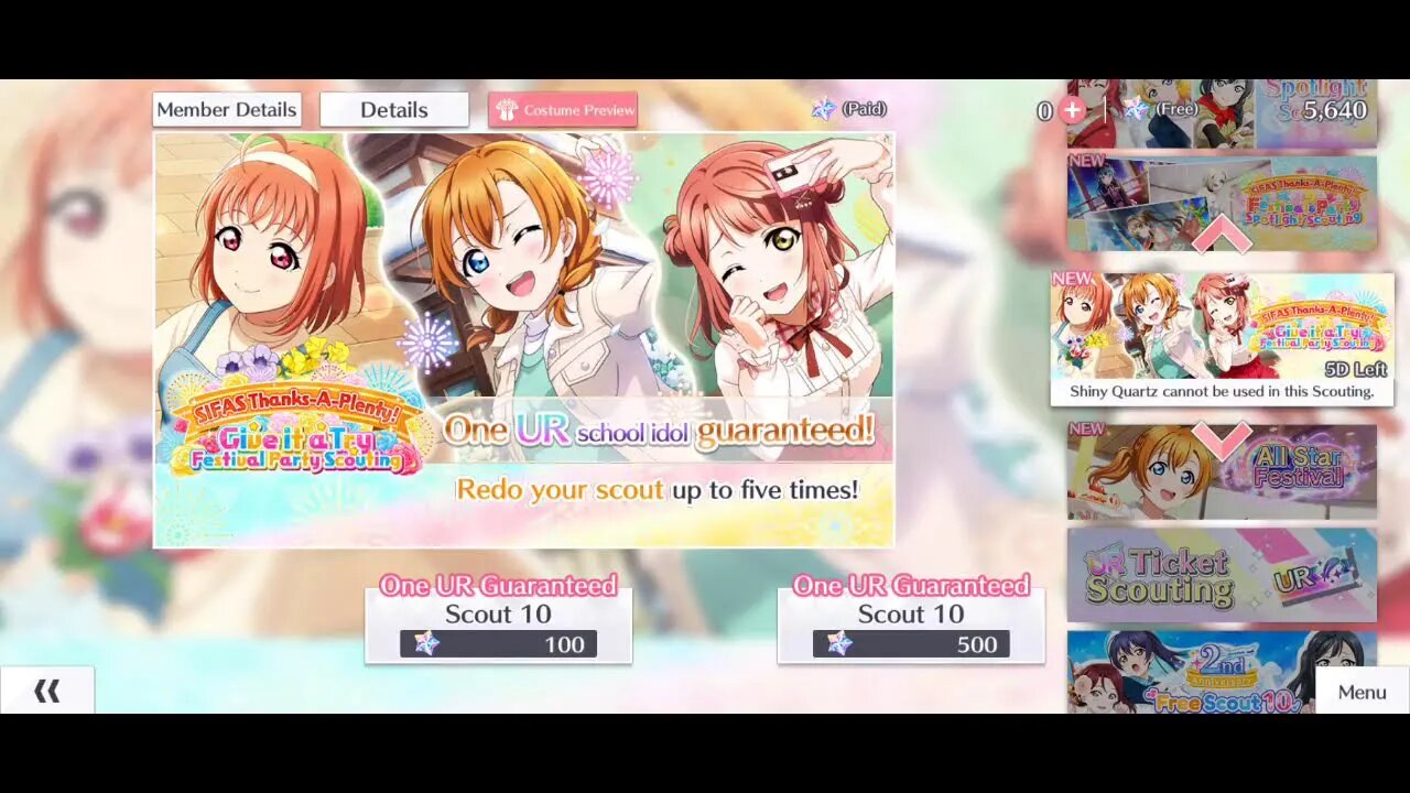 LL!SIFAS 終了までのカウントダウン ≧ ﹏ ≦