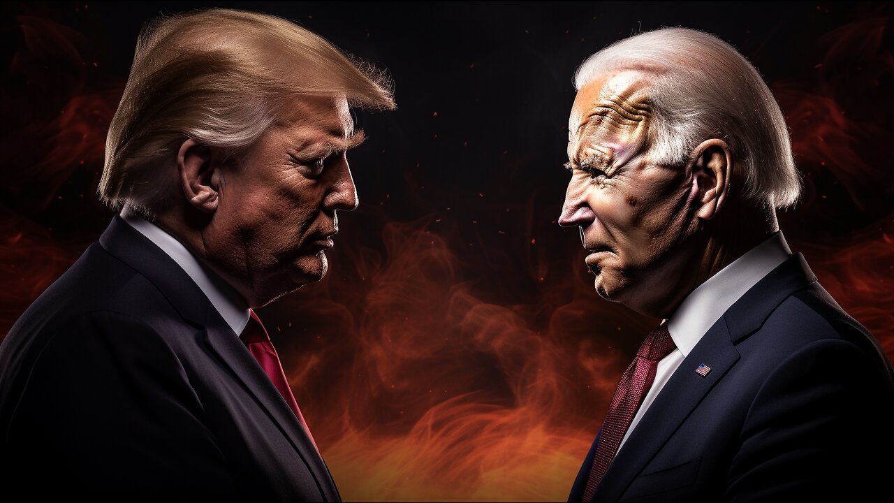 Donald Trump and Joe Biden Have a Heated Discussion