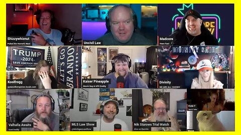 Kurt from Uncivil Law joins the fun stream with Divinity and I plus friends (Great night 😉)