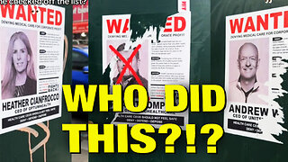 “WANTED” Posters For Health Insurance Execs All Over NYC!