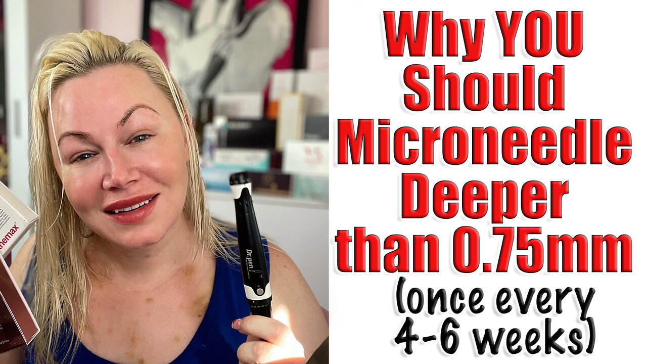 Why YOU SHould Microneedle Deeper then .75mm once every 4-6 weeks! | Code Jessica10 Saves You $$$