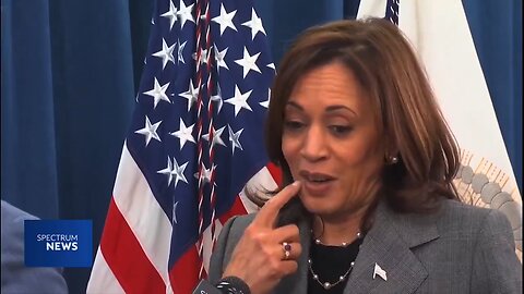 Kamala Harris is asked what would happen if Donald Trump becomes president