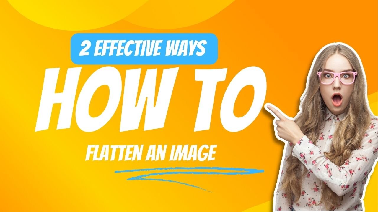 How to flatten Images in Photoshop