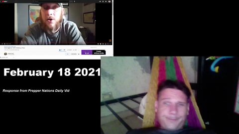 Reponse to PrepperNation -Snowmageddon - SHTF Sheltering in Place