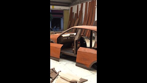 wooden car....omg