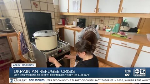 Ukrainian women balancing family, safety amid war