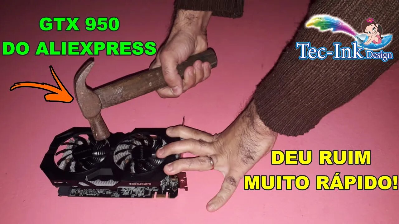 Vídeo Integrado Do Interposer Me Salvou De Ficar Sem PC | Placa De Vídeo GTX 950 Do AliExpress Pifou