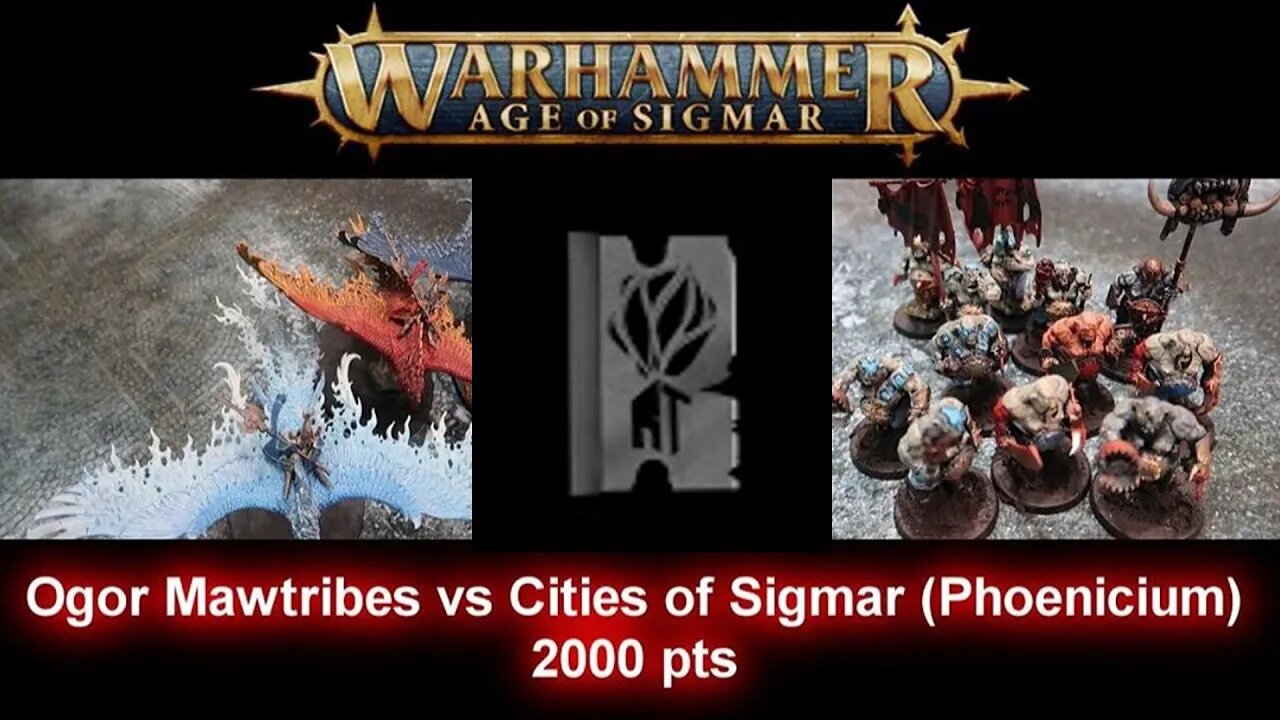 Age of Sigmar Battle Report - Ogor Mawtribes vs Cities of Sigmar Phoenicium 2000pts