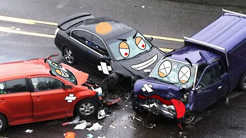 Try not To laugh - Funny Police Car Doodle Chase Drunk Car | Woa Doodle