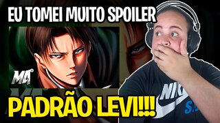 REACT Levi (Shingeki no Kyojin) - Capitão | M4rkim