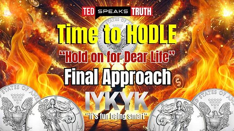 Time to HODLE “Hold on for Dear Life” Final Approach ~I Y K Y K~ “it’s fun to be smart”