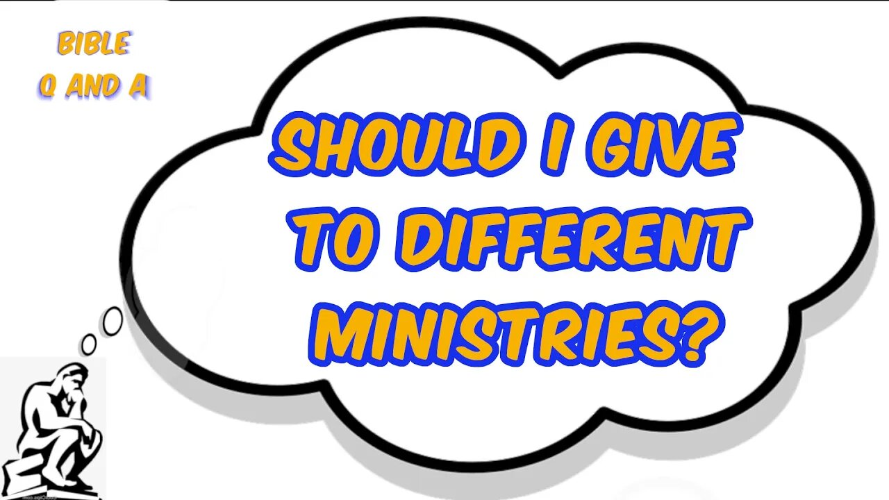 Giving to Different Ministries