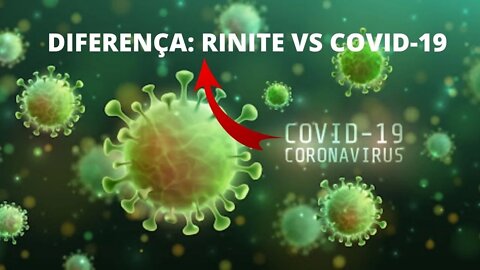 DIFERENÇA DA RINITE ALÉRGICA PARA O COVID-19 | Dr. Álef Lamark